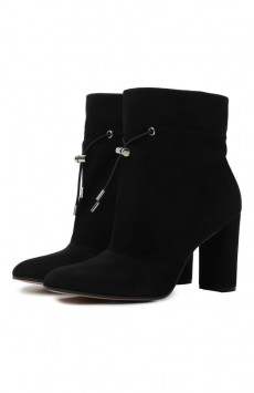 Замшевые ботильоны Gianvito Rossi