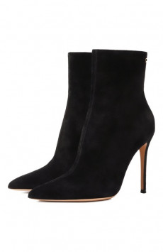 Замшевые ботильоны Gianvito Rossi