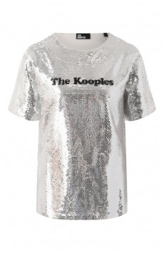 Футболка с отделкой пайетками The Kooples