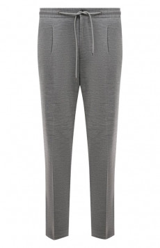 Брюки из шерсти и хлопка Corneliani