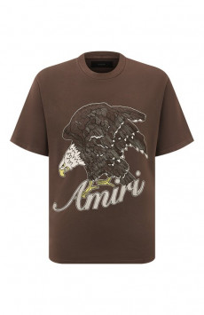 Хлопковая футболка Amiri