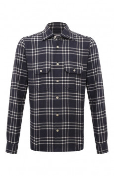 Хлопковая рубашка Kiton