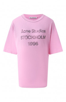 Хлопковая футболка Acne Studios