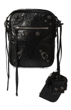 Кожаная сумка Le Cagole Balenciaga