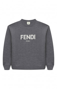 Шерстяной пуловер Fendi