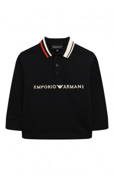 Хлопковое поло Emporio Armani