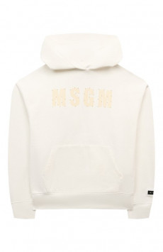 Хлопковое худи MSGM kids