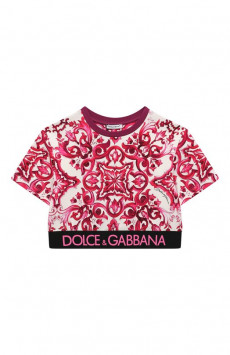 Хлопковый топ Dolce & Gabbana