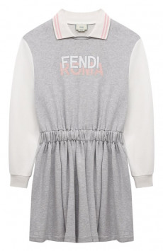 Хлопковое платье Fendi