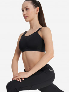 Топ бра спортивный Nike High-Support Padded Adjustable Sports, Черный