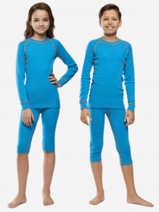 Термокомплект детский NORVEG SPORT WOOL KIDS, Голубой