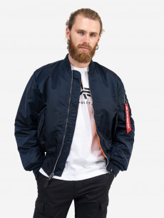 Бомбер утепленный мужской MA-1 Alpha Industries, Синий