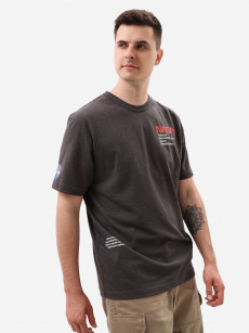 Футболка NASA Worm Logo Alpha Industries, Серый