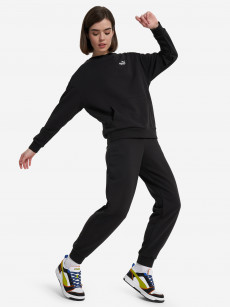 Костюм женский PUMA Ess Sweat Suit TR CL, Черный