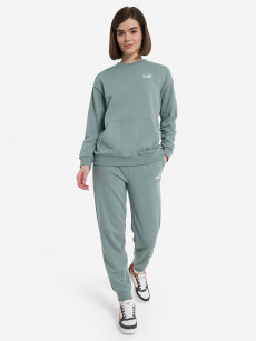 Костюм женский PUMA Ess Sweat Suit TR CL, Зеленый