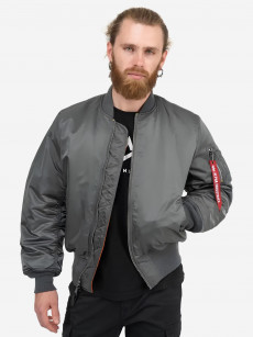 Бомбер утепленный мужской MA-1 Alpha Industries, Серый