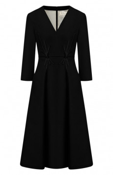 Платье из смеси шелка и шерсти Atelier Caito for Herve Pierre