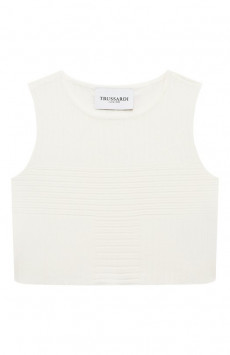 Топ из вискозы Trussardi junior