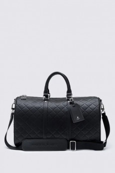 Сумка даффл кожаная с тиснением Eagle Beautiful Birds