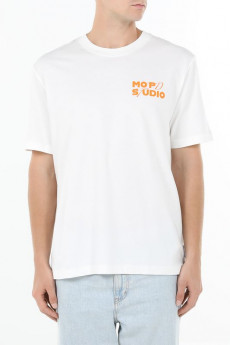 Футболка хлопковая с принтом Marc O'Polo Denim