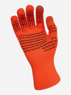 Водонепроницаемые мужсские перчатки DexShell ThermFit Gloves для охоты, рыбалки и спорта, Оранжевый