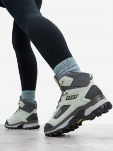 Ботинки женские Lowa Corvara GTX Mid, Зеленый