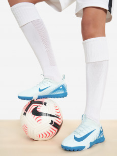 Бутсы для мальчиков Nike Jr Zoom Vapor 16 Academy Tf, Голубой