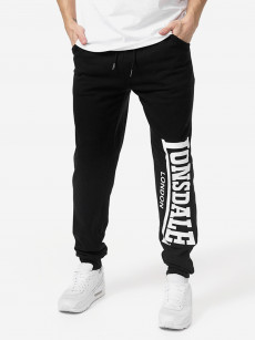 Брюки спортивные мужские LONSDALE LOGO LARGE, Черный