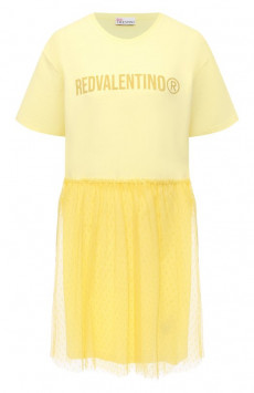 Хлопковое платье REDVALENTINO