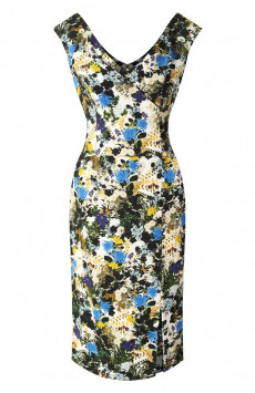 Платье из хлопка и вискозы Erdem