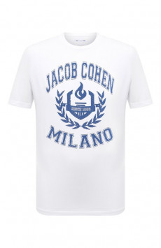 Хлопковая футболка Jacob Cohen