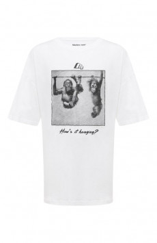 Хлопковая футболка Martine Rose