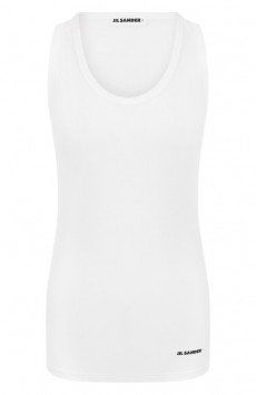 Хлопковая майка Jil Sander