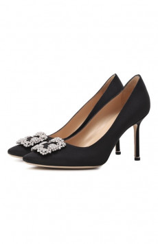 Текстильные туфли Hangisi 90 Manolo Blahnik