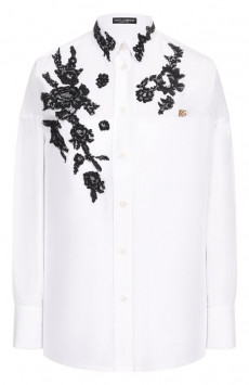 Хлопковая рубашка Dolce & Gabbana