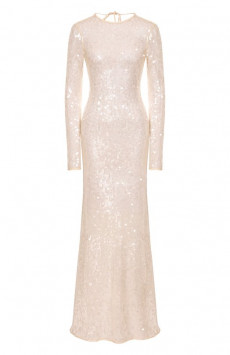 Платье с отделкой пайетками David Koma