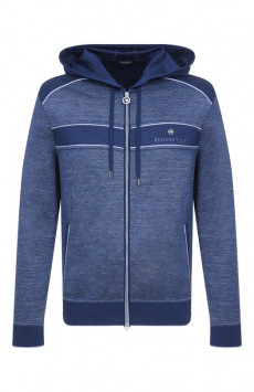 Толстовка из шелка и льна Stefano Ricci