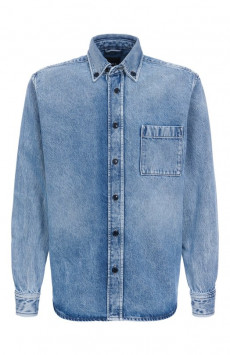 Джинсовая рубашка BOSS