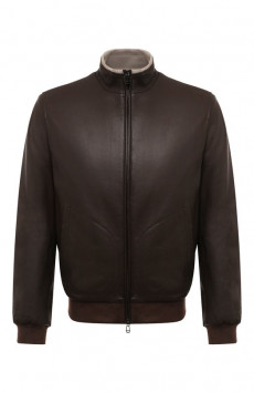Кожаный бомбер MVST