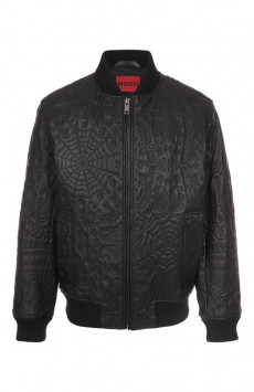 Кожаный бомбер HUGO