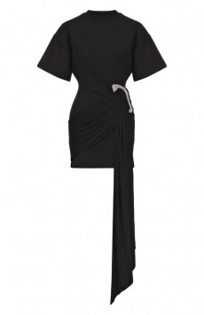 Платье с отделкой стразами David Koma