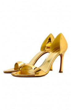 Кожаные босоножки Agnese 95 Amina Muaddi