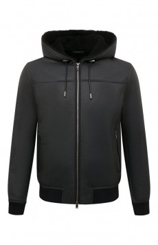 Кожаный бомбер MVST