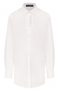 Хлопковая рубашка Dolce & Gabbana