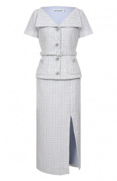 Твидовое платье self-portrait