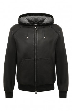 Кожаный бомбер MVST