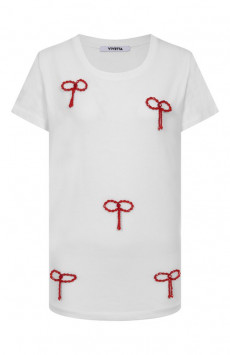 Хлопковая футболка Vivetta