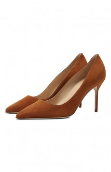 Замшевые туфли BB 90 Manolo Blahnik