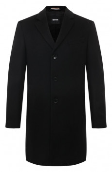 Шерстяное пальто BOSS