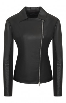 Кожаная куртка Emporio Armani